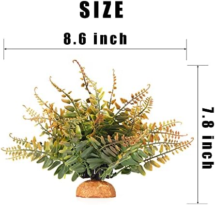 Fall Colors Boston Fern, Reptile Terrarium Snake Tank Accessories - Image 2