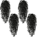 Waipfaru 4Pcs Artificial Hanging Plants, Black Halloween Wall Decor by Waipfaru