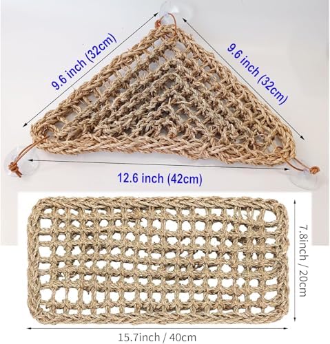 Reptile Plants for Bearded Dragon Tank Accessories, Terrarium Plant Artificial Decor for Snake Cage, Fake Plant for Leopard Gecko Habitat, Lizard Chameleon Ball Pythons (Group GN) - Image 3