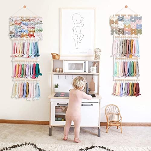 POVETIRE Headband Holder Bows Organizer for Girls Large Storage Capacity - Image 6