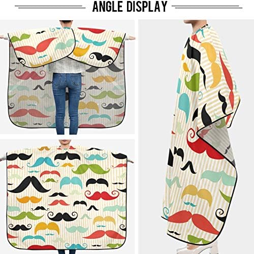 visesunny Professional Barber Cape Polyester Hair Cutting Salon Cape Apron Anti-Static Beard Bib Grooming Apron - Image 6