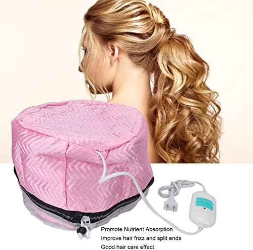 Heat for Deep Conditioning,Thermal for Hair Steamer for Hair Portable Electric Heat Hair Spa with 2 Gears Temperature Adjustment for Home Use - Image 2