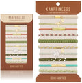KANPRINCESS 10Pcs Boho Hair Tie Bracelet, Elastic Ponytail Bands for Women by KANPRINCESS
