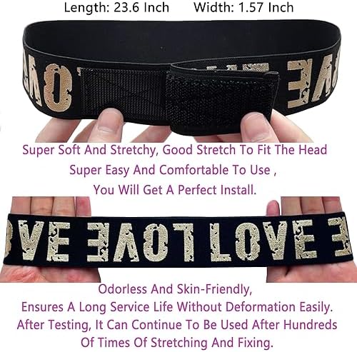 5 Piece Wig Band Set - Elastic Melt Bands for Lace Front Wigs, Edge Wrap to Lay and Keep Wigs in Place (Lovegold) - Image 2