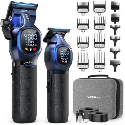 VGRPRO Professional Hair Clippers for Men, Cordless Clipper and Trimmer Set by VGRPRO