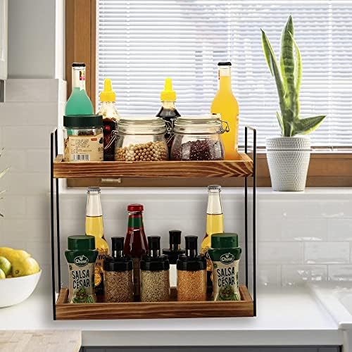 MRPAPA 2 Tiered Bathroom Counter Tray,Countertop Organizer Shelf Cosmetic Storage Rack, Standing Vanity Tray for Bathroom Organization and Decor - Image 5
