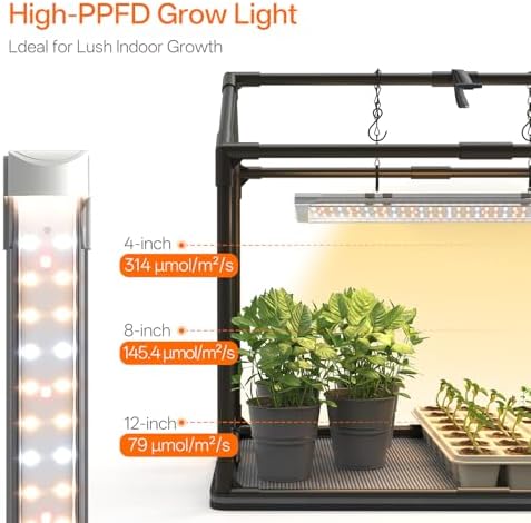 Bstrip Mini Indoor Greenhouse with Grow Light, Tabletop Seed Starting Tent - Image 6