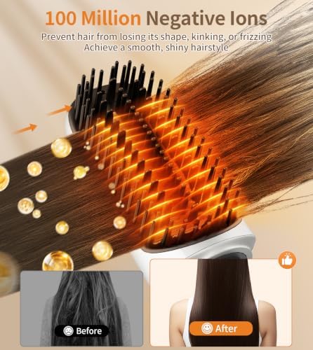9-in-1 Hair Dryer Brush Kits, Curly Hair Dryer with Diffuser for Women - Image 3