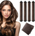 Seritant Heatless Curls Overnight with Satin Head Scarf, Velvet Hair Rollers for Blowout Look, No Heat Curling Rod for Long Thick Hair, Soft Sleep In Flexi Rods by Unknown
