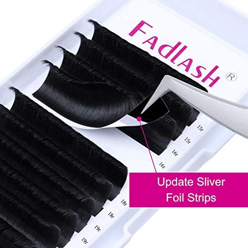 FADLASH Easy Fan Lash Extensions Volume Eyelash Extensions Mixed Tray 3D 4D 5D 6D 7D 10D Lash Extensions 0.07 Soft Self Fanning Volume Lashes Supplies Blooming Lashes (0.07-D, Mix 15-20mm) - Image 2