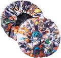 Large Silky Design Anime Bonnet with Elastic Soft Band Adjustable for Women and Men, Comfortable Satin Fabric, Heroo B by CrownLimitedSupply