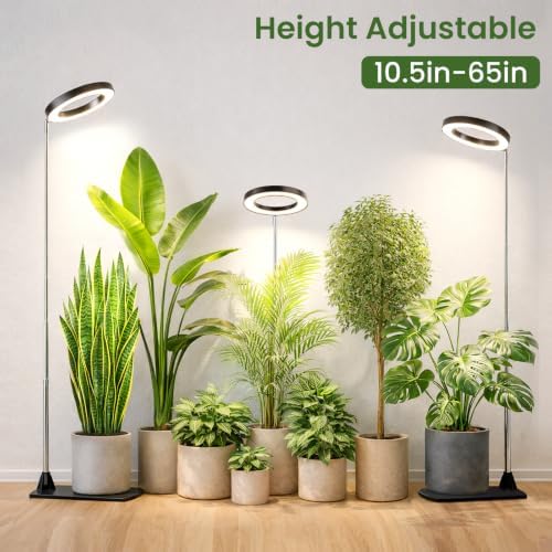 LBW Grow Lights for Indoor Plants, 6.3" Full Spectrum Plant Light with Base - Image 4
