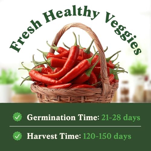 Non-GMO Vegetable Seeds for Planting (Bhut Jolokia Ghost Pepper) - Image 2