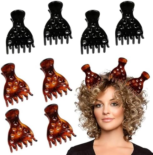 8 Hair Volume Clip for Thick Hair, Root Clips for Curly Hair Volume by Venrodi