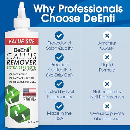 DeEnti Foot Callus Remover Gel, Dead Skin Remover for Feet, 16oz Unscented - Image 6