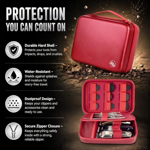 Boobowl Barber Accessories Bag for Clippers and Supplies, Hair Clipper Box - Image 5