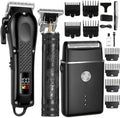 3-in-1 Hair Clippers for Men with LED, Beard Trimmer & Foil Shaver by Unknown