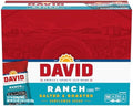 DAVID Sunflower Seeds, Ranch Flavor, 1.625 oz. (12-pk) by DAVID