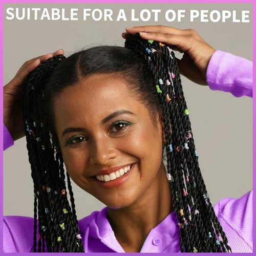 Teenitor 2000Pcs Elastic Hair Ties Rubber Hair Bands Small Elastics Ties - Image 5