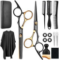 AULikY Hair Cutting Scissors Shears Kits, 15 Pcs Professional Stainless Steel Hairdressing Shears Set Thinning Scissors for Barber/Salon/Home/Men/Women/Kids/Adults by AULikY