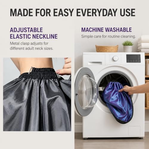 Hair Cut Hairdressing Cape Cloth Apron Stretch Out Hand Waterproof Salon Barber Gown 57 x 63 - Image 7