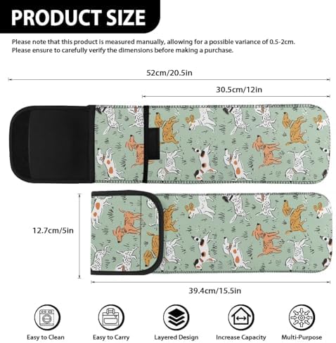 Dachshund Flat Iron Case Heat Resistant Travel Bag Water-resistant Neoprene Curling Iron Holder Flat Iron Curling Wand Travel Cover Case Bag Pouch for Outdoor Travel - Image 6