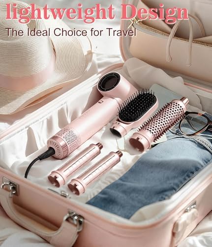Dryhsip 5 in 1 Hair Styler & Wrap Air Curler, Low-Speed Hair Tools - Image 5