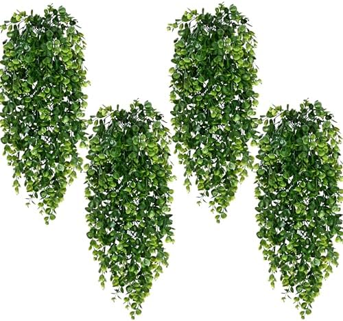 Waipfaru 8Pcs Fake Hanging Plants 2.7FT Fake Plants Fake Vines Greenery by Waipfaru
