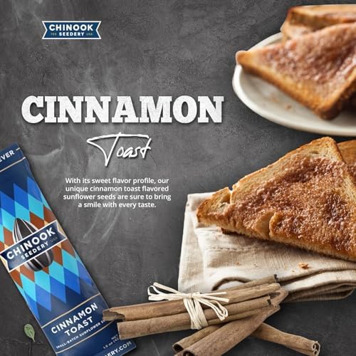 Chinook Seedery Sunflower Seeds to Eat - Cinnamon Toast - 1.5 oz, 36 Pack - Image 3