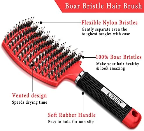 Detangling Brush for Women & Kids, Wet & Dry Hair, All Hair Types - Image 2
