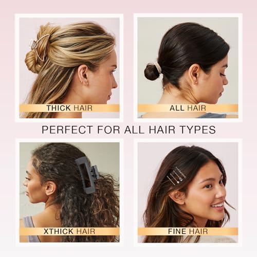 Scunci by Conair 82 Piece hair accessory kit - hair accessories for women - neutral colors- 3 stackable containers - Image 5