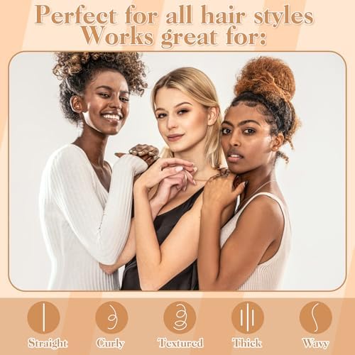 5Pcs Hair Brushes for Women Hair Comb Set Detangler Brush for Men and Women Wet, Dry, Curly and Straight Hair - Image 7