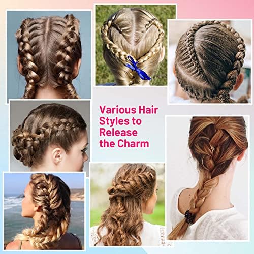 Hair Braiding Kit, 1512Pcs Small Hair Rubber Bands with Hair Loop Tool - Image 6