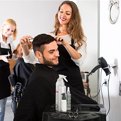 Hair Salon Capes Waterproof Haircut Unisex Black Cape Barber Hair Cutting Cape with Snap Closure Hair,Coloring and Styling - Image 4