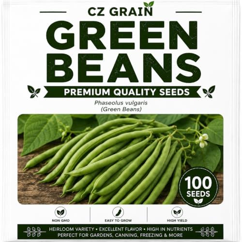 100 Premium Non-GMO Seed Collection, Green Beans by CZGrain