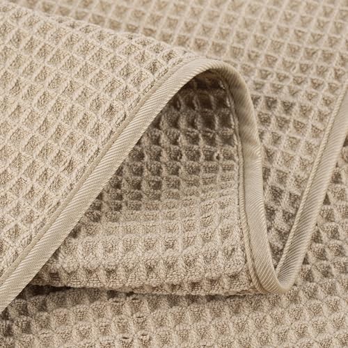 POLYTE 430 GSM Poly Blend Microfiber Quick Dry Waffle Hand Towel, 16x30 in - Image 5