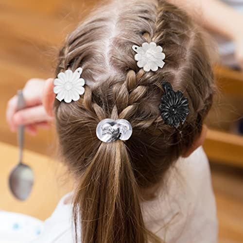 Jutom 72 Pcs Hair Barrettes Balls for Girls Self Hinge Hair Ties Bubble - Image 4