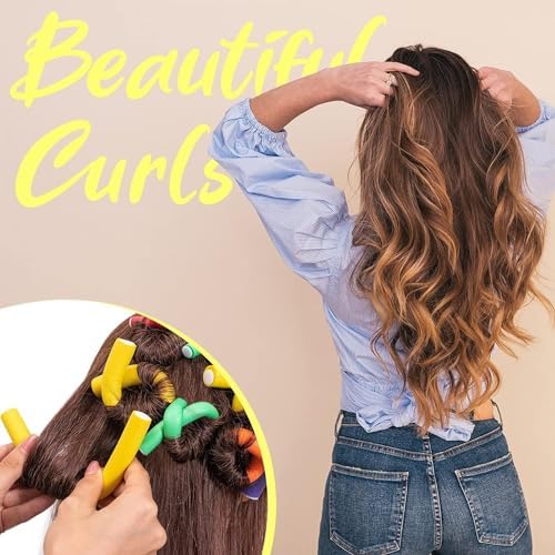 47 Pcs 7" Heatless Flexi Rods Set for Overnight Curls for All Hair - Image 6