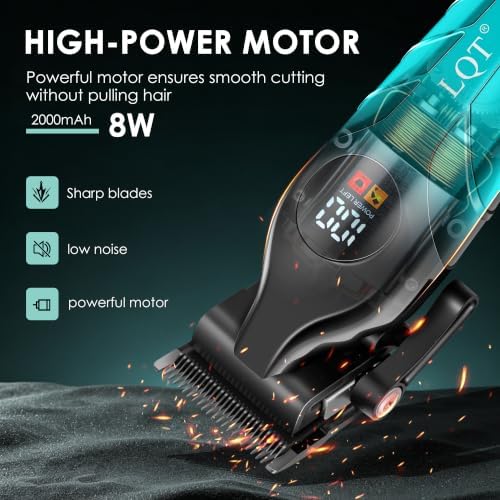 Men's Professional Cordless Hair Clippers & Trimmer Kit - Image 2
