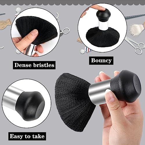 FEBSNOW Barber Cape Professional Hair Cutting Cape with Neck Duster Brush - Image 4