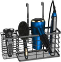 Hair Tool Organizer, Dryer Holder, 3 in 1 Blow Bathroom Organizer Wall Mounted/Cabinet Door for Flat Iron, Curling Straightener, Care & Styling Tools Storage Basket by Agotglmi