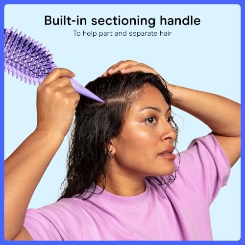 Conair Detangling Brush for Curly Hair, Loose Curls, Waves & Long Hair - Image 6