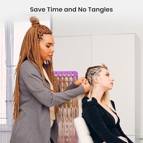 Braiding Hair Rack 280 Pegs, Height Adjustable - Image 5