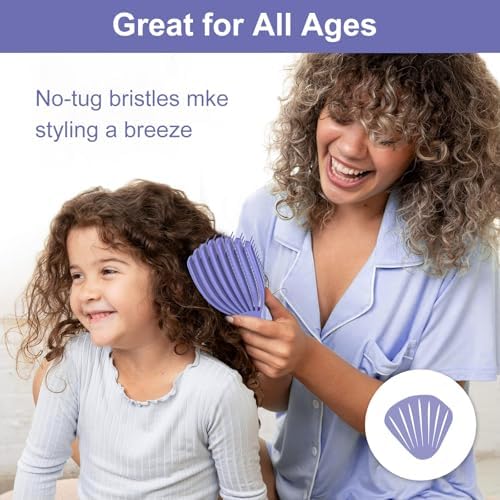 SHINLEA Detangler & Detangling Brush for Curly Hair, Wet Dry Hair Brush - Image 6