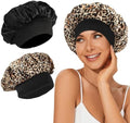 2Pcs Satin Bonnet Silk Bonnet, Hair Bonnet for Sleeping by LEADUWAY