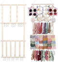 Headband Holder Hair Bow Organizer for Girls W/ 20 Hooks, 8 Ribbons by iHansee