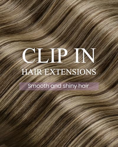 LaaVoo Ombre Clip in Hair Extensions,Suitable for Fine and Thin Hair - Image 4