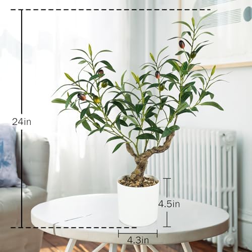 Caxchiling Artificial Olive Tree 2FT, Faux Potted Tree Indoor - Image 5