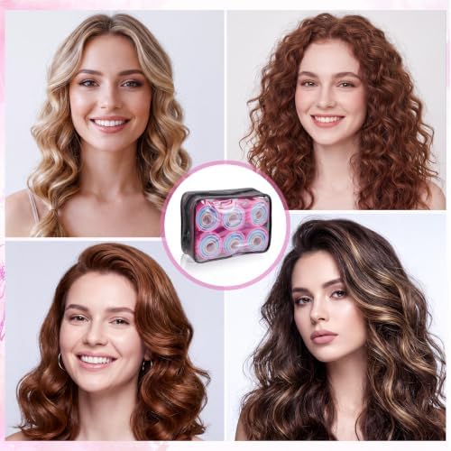 Obeoby 4 Sizes Hair Rollers, Heatless Curlers Set for Women Accessories Styling Tools for Long Short Fine Thick Hair Waves Volume Bangs Gifts (Colorful) - Image 7