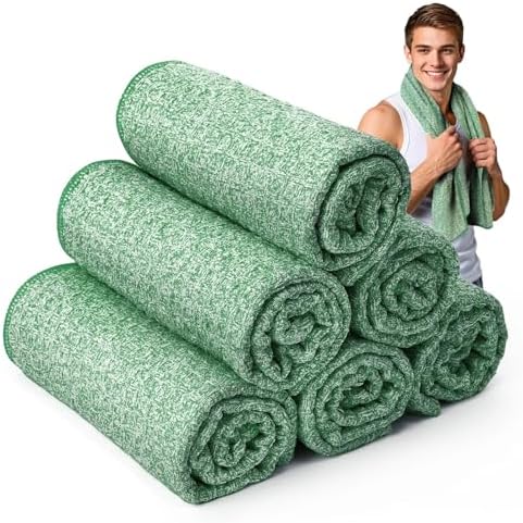 Microfiber Gym Towels for Showering Working Out Quick Dry Negative ions Large Middle Small Sizes Lightweight Gym Towel for Men Women Tennis Sports Towels for Body Hot Yoga Fitness Essentials by SOOWASH